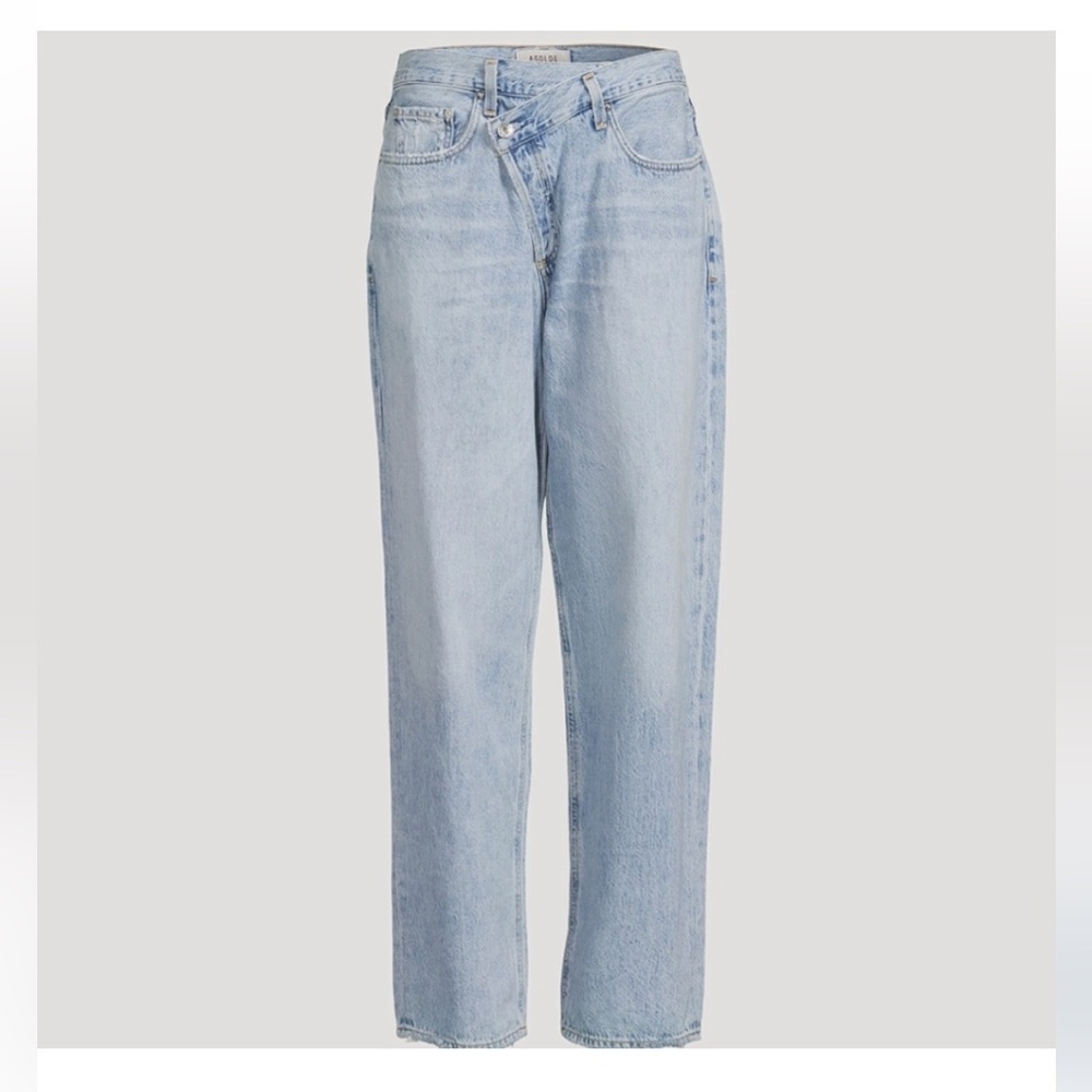 AGOLDE Criss Cross Denim Jeans - Picture 15 of 15